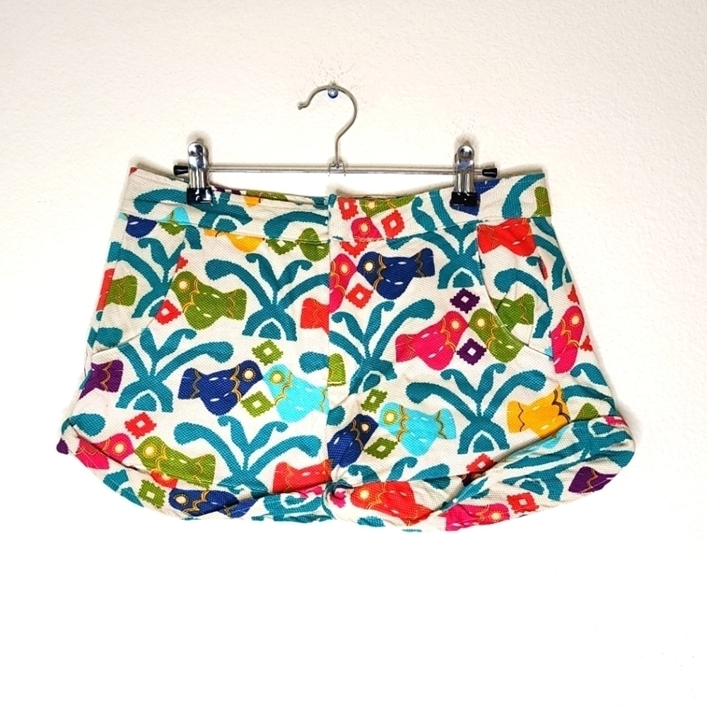 Vintage Judith March Bird Print Shorts